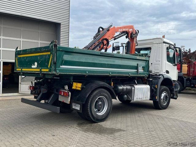 Savitvežis MERCEDES-BENZ Arocs 1835 K 2-Achs Kipper Kran Atlas 126.3