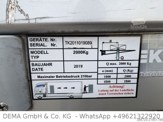 Camion frigorifique MERCEDES-BENZ Antos2540*E6d*LBW*Lift*Trennwand*Klima*Kamer*AHK