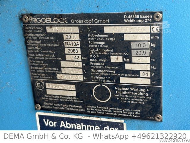 Camion frigorifique MERCEDES-BENZ Antos2540*E6d*LBW*Lift*Trennwand*Klima*Kamer*AHK
