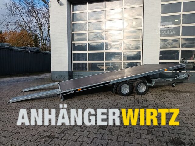 Aanhangwagen autotransporter Martz GT kipp 400 2 2700kg Boden Rampen direkt