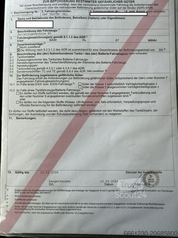 Standartinis vilkikas DAF XF 530 Tankwagen Hydraulik ADR