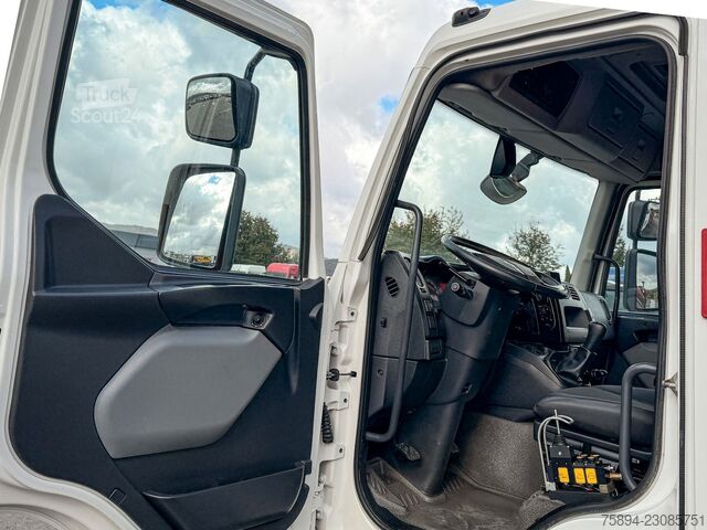 Āķa konteineru automašīna RENAULT D 18 * ABROLLKIPPER + HMF 1220 K-R * TOP!