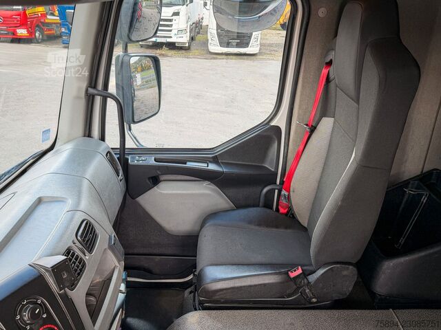 Āķa konteineru automašīna RENAULT D 18 * ABROLLKIPPER + HMF 1220 K-R * TOP!