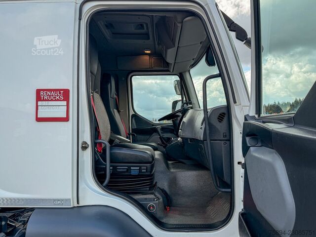 Āķa konteineru automašīna RENAULT D 18 * ABROLLKIPPER + HMF 1220 K-R * TOP!