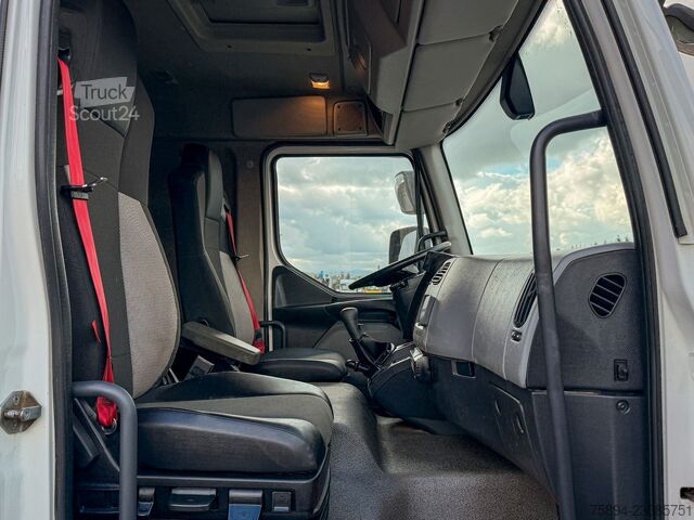 Āķa konteineru automašīna RENAULT D 18 * ABROLLKIPPER + HMF 1220 K-R * TOP!