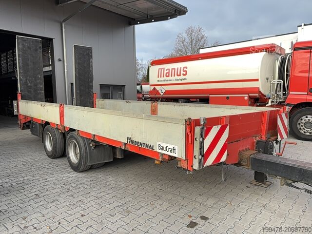 Semirremolque de plataforma baja Hiebenthal TTH 18