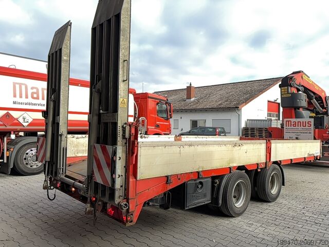 Semirremolque de plataforma baja Hiebenthal TTH 18