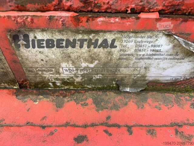 Semirremolque de plataforma baja Hiebenthal TTH 18
