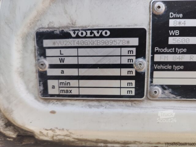 Camión volquete articulado Volvo FMX 500