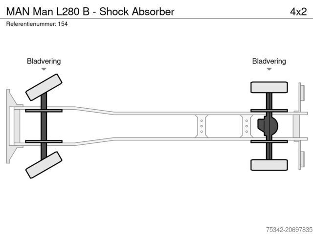 Tipper MAN Man L280 B - Shock Absorber