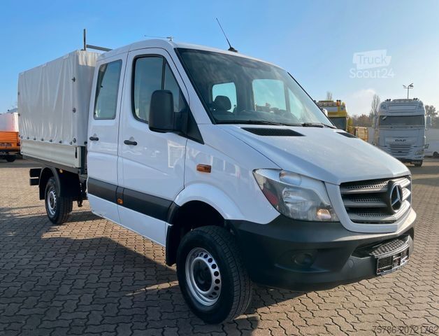 Samochód dostawczy z plandeką MERCEDES-BENZ Sprinter 316 CDI L2 Doka/ 4x4/ AC/ Standhzg./ E6