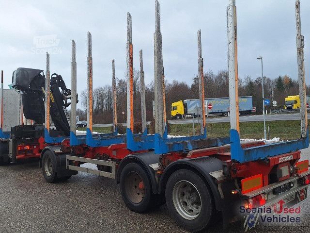 Ремарке за трупи Riedler RUH327 3-Achs Holzanhänger