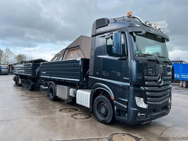 Remorcă basculantă trilaterală Stehmann 3.Achs Dreiseitenkipper Stapleraufnahme