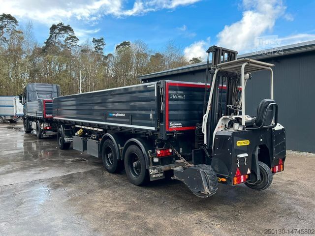 Remorcă basculantă trilaterală Stehmann 3.Achs Dreiseitenkipper Stapleraufnahme