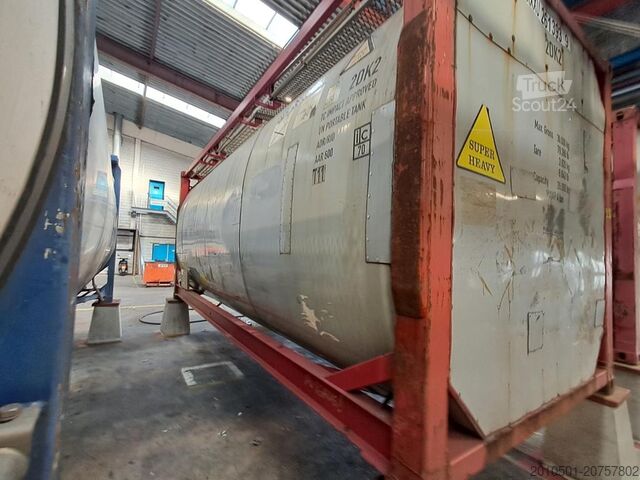 Tengeri konténer 24m³ TANKCONTAINER TANK 24000L Flüssigtank ISO BEHÄLTER LAGERCONTAINER