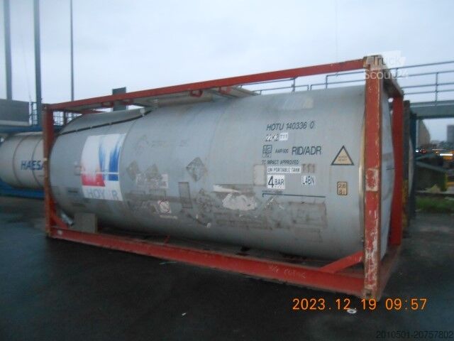 Tengeri konténer 24m³ TANKCONTAINER TANK 24000L Flüssigtank ISO BEHÄLTER LAGERCONTAINER