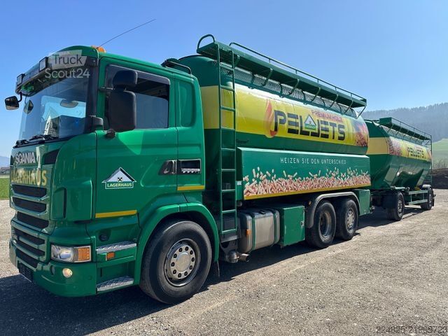 Wywrotka próżniowa SCANIA R 480 LB6X2 TROPPER PELLETS HÄNGERZUG EURO5