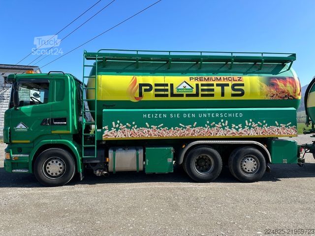Wywrotka próżniowa SCANIA R 480 LB6X2 TROPPER PELLETS HÄNGERZUG EURO5