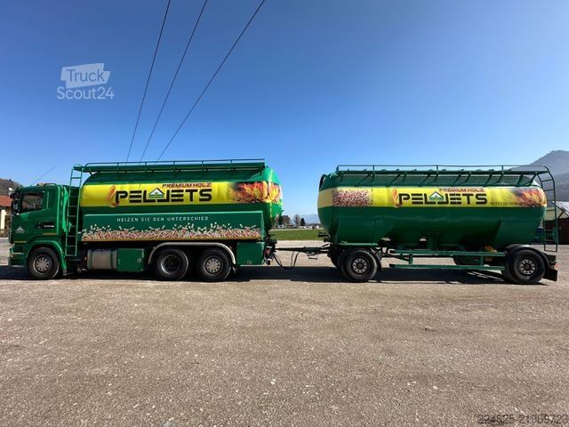 Wywrotka próżniowa SCANIA R 480 LB6X2 TROPPER PELLETS HÄNGERZUG EURO5