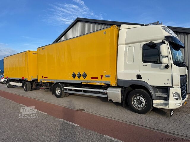 BDF-system DAF CF450 FA, BDF Rahmen, Jost Hubschwing, 2 x Tals...