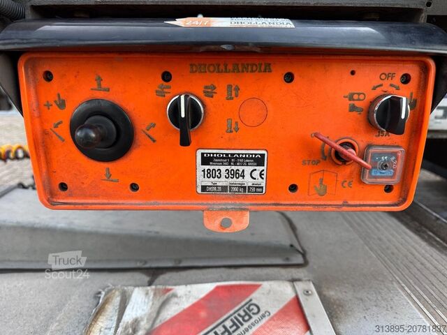 BDF-system DAF CF450 FA, BDF Rahmen, Jost Hubschwing, 2 x Tals...