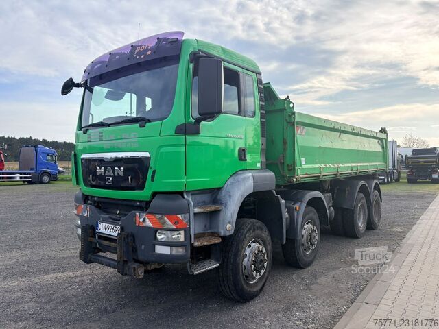 MAN TGS 35.400 8x8 EURO4 WYWROTKA TRÓJSTRONNA MEILLER KIPPER MAN TGS 35.400 8x8 EURO4 WYWROTKA TRÓJSTRONNA MEILL...