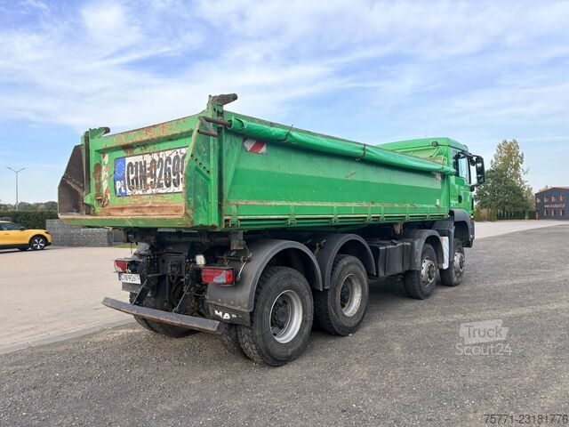 MAN TGS 35.400 8x8 EURO4 WYWROTKA TRÓJSTRONNA MEILLER KIPPER MAN TGS 35.400 8x8 EURO4 WYWROTKA TRÓJSTRONNA MEILL...
