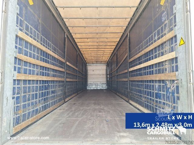 Atvira puspriekabė su tentu Schmitz Cargobull Curtainsider Mega