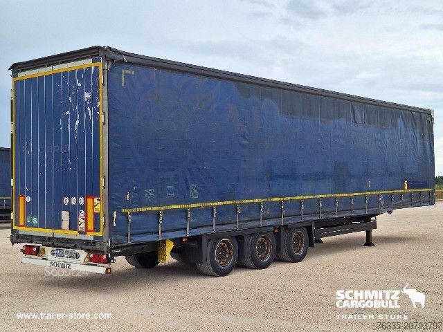 Atvira puspriekabė su tentu Schmitz Cargobull Curtainsider Mega