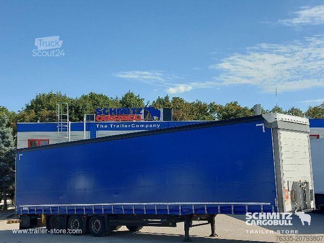 Atvira puspriekabė su tentu Schmitz Cargobull Curtainsider Mega