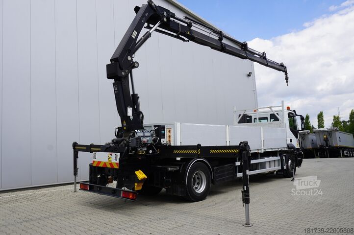 Платформа с кран Iveco Stralis 310 E6 / 120 tho.km! / crane 15m