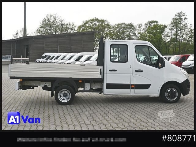 Pick-up furgonas RENAULT Master Pritsche Doka, AHK 3,5Tonnen , Klima, Luftfederung