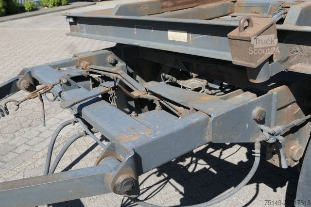 Remolque roll off Reisch REA-18E, Außenroller, 7m Behälter, Luftf.