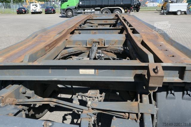 Remolque roll off Reisch REA-18E, Außenroller, 7m Behälter, Luftf.
