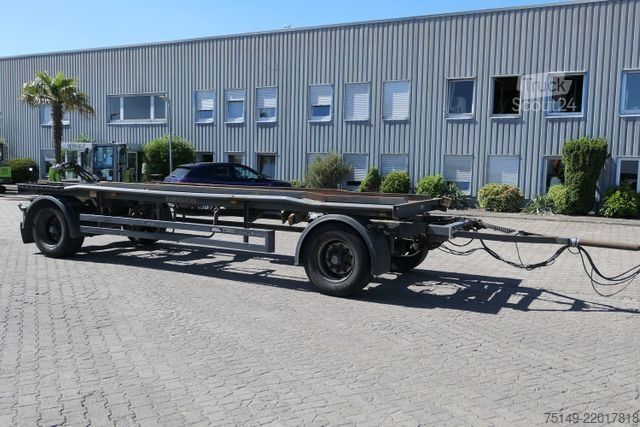 Remolque roll off Reisch REA-18E, Außenroller, 7m Behälter, Luftf.