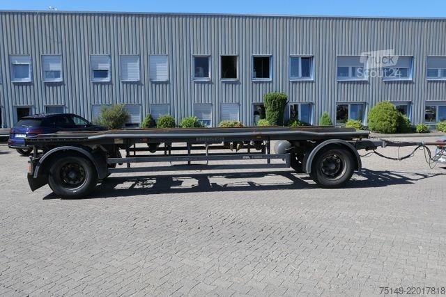 Remolque roll off Reisch REA-18E, Außenroller, 7m Behälter, Luftf.