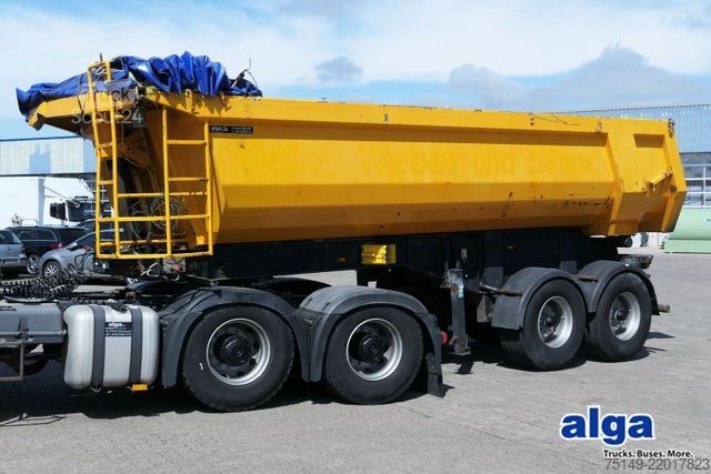 Kipper Auflieger SCHWARZMÜLLER HKS 2/E S1, Stahl, 2-Achser, 22m³, Cramaro, Lift