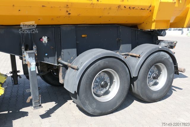 Kipper Auflieger SCHWARZMÜLLER HKS 2/E S1, Stahl, 2-Achser, 22m³, Cramaro, Lift