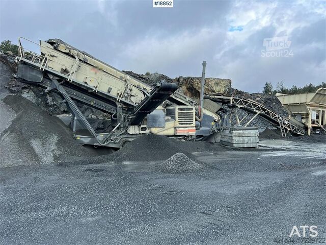 Drobilnik odpadkov Metso Lokotrack LT220D crusher w/ screen, box and belt