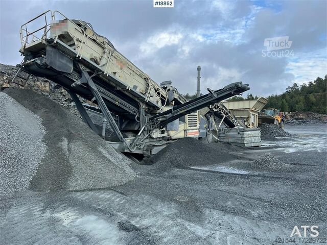 Drobilnik odpadkov Metso Lokotrack LT220D crusher w/ screen, box and belt
