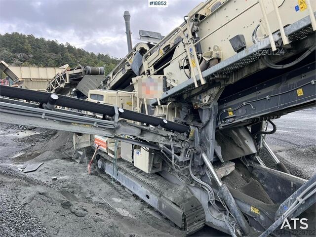 Drobilnik odpadkov Metso Lokotrack LT220D crusher w/ screen, box and belt