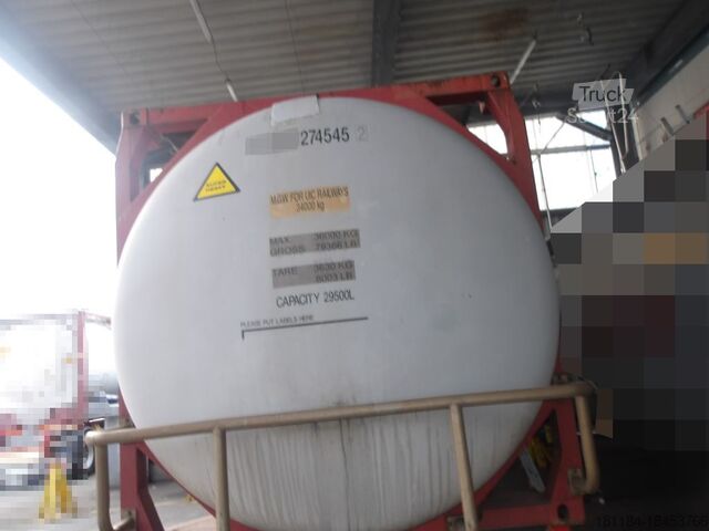 Conteneur-citerne Van Hool 29.500 Liter Druckluftleitung ADR 8/26