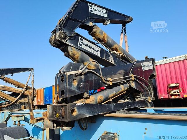 Sivukuormaaja HAMMAR 195D SIDELOADER 4 AXLE 2E TRAILER CONNECTION 36...