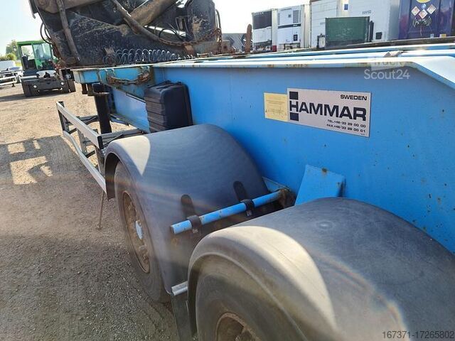 Zijlader HAMMAR 195D SIDELOADER 4 AXLE 2E TRAILER CONNECTION 36...