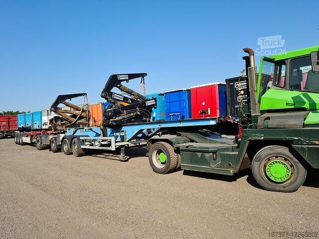 Zijlader HAMMAR 195D SIDELOADER 4 AXLE 2E TRAILER CONNECTION 36...