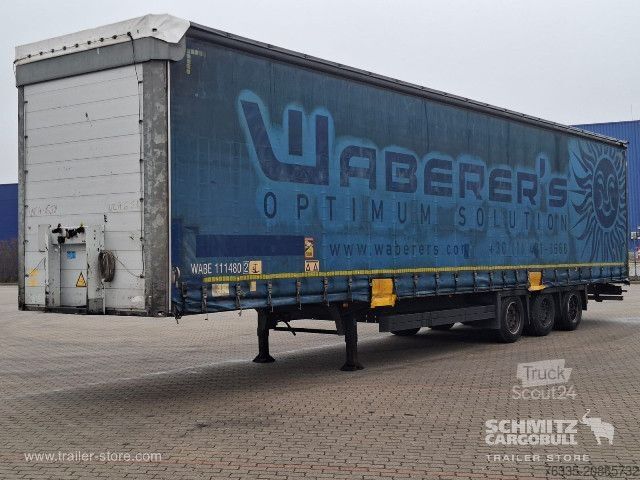Brandalı açık yarı römork Schmitz Cargobull Curtainsider Mega