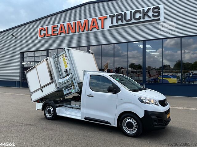 Vehículo de recogida de basuras Peugeot E-Expert 100% elektrisch kippende zijlader