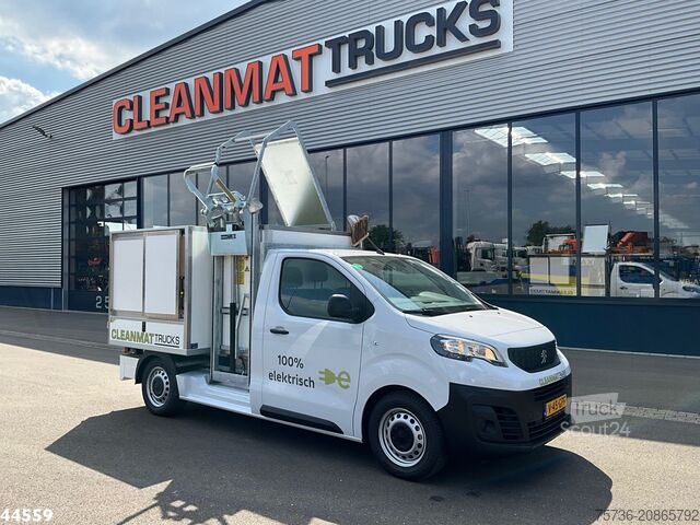 Vehículo de recogida de basuras Peugeot E-Expert 100% elektrisch kippende zijlader