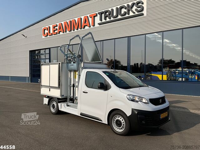 Refuse collection vehicle Peugeot E-Expert 100% elektrisch kippende zijlader