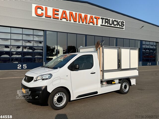 Refuse collection vehicle Peugeot E-Expert 100% elektrisch kippende zijlader